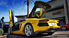 Machines cars Lamborghini-Aventador
