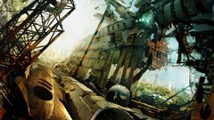 Machines guild wars futuristic industrial plants Daniel Dociu 