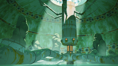 Machines interior sunlight artwork