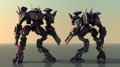 Machines Robots Characters 3d digital art cybran