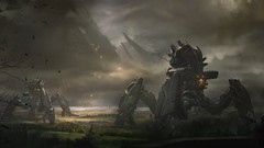 Machines Robots science fiction resistance artwork futuristic