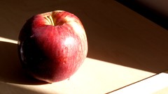 Macro apples fruits water drops shadows sunlight HDR Photography