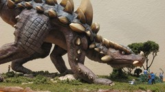 Macro baby Dinosaurs sculptures minimalistic