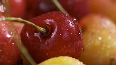 Macro Berries cherries fruits