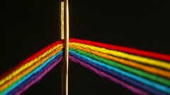 macro black colorful Needles Simple Background black background