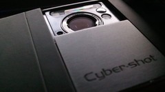 Macro black Sony Ericsson cybershot