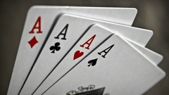 Macro Cards ace playing cards