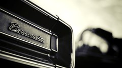 Macro cars monochrome classic cars muscle cars