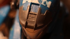 Macro close-up statues plastic halo halo reach reach UNSC
