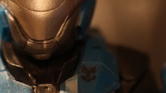 Macro close-up statues plastic halo halo reach reach UNSC