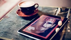 Macro coffee Steve Jobs ipad cups apple inc