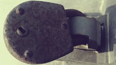 Macro concrete Objects nostalgia Locks rusty color