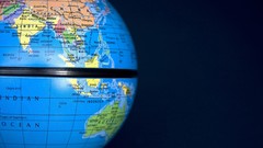 Macro country Earth globe planets geography