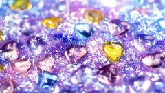 Macro crystals bokeh