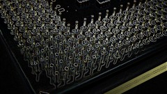 Macro dark Technology CPU minimalistic