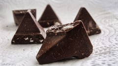 Macro food chocolate brown contrast detailed toblerone