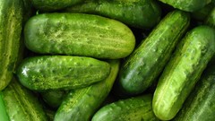 Macro Green food vegetables cucumbers