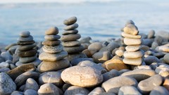 Macro Landscapes nature pebbles Beaches sunlight depth of field