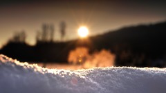 Macro Landscapes sunset snow winter sun close-up