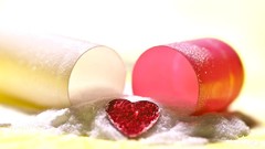 Macro love Hearts medicine