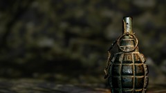 Macro military Grenades