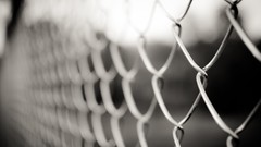 Macro monochrome fences grayscale