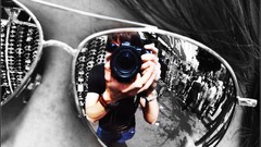 Macro monochrome reflections sunglasses Ghazali Ali