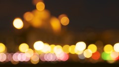 Macro night lights bokeh