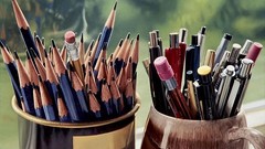 Macro Pencils rubber desks