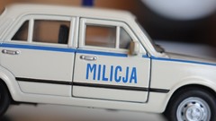 Macro police cars toys (children) police cars