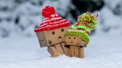 Macro snow winter hats danboard
