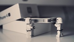 Macro star wars stormtroopers Legos