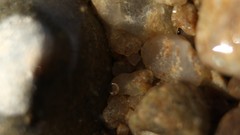 Macro stones water bubbles rocks