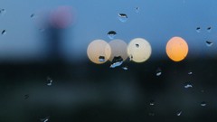 Macro storm bokeh