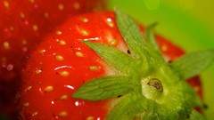 Macro strawberries