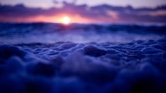 Macro sunset sun clouds