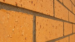 Macro wall Bricks geometry HDR Photography