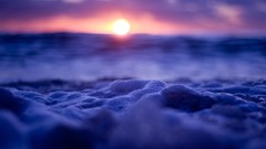 Macro water bokeh blurred