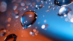 Macro water drops