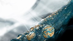 Macro water drops