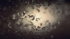 Macro water drops ice