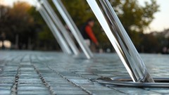 Macro water Poland fountain