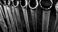 Macro Wrench monochrome Spanner