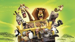 Madagascar Penguins Giraffes Lions zebras