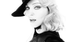 Madonna hot-woman grayscale hat