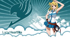 Magic Anime blondes fairy tail lucy boobs