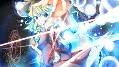 Magic anime girls touhou moriya suwako