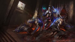 Magic Books horns staff demons artwork fantasy art long ears