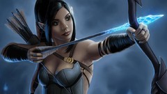 Magic Fairies colors bows fantasy art