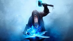 Magic fantasy art blacksmith